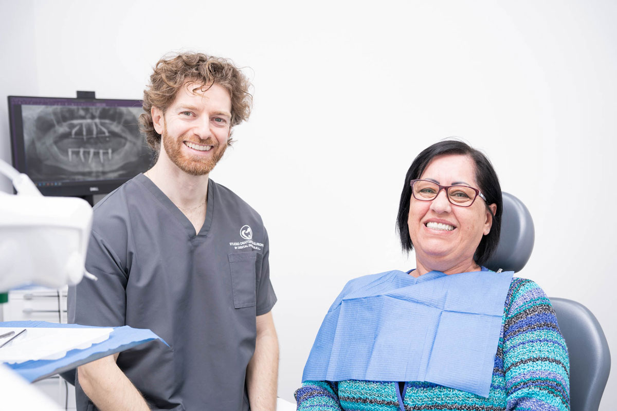 Dott. Raffaghello con Paziente